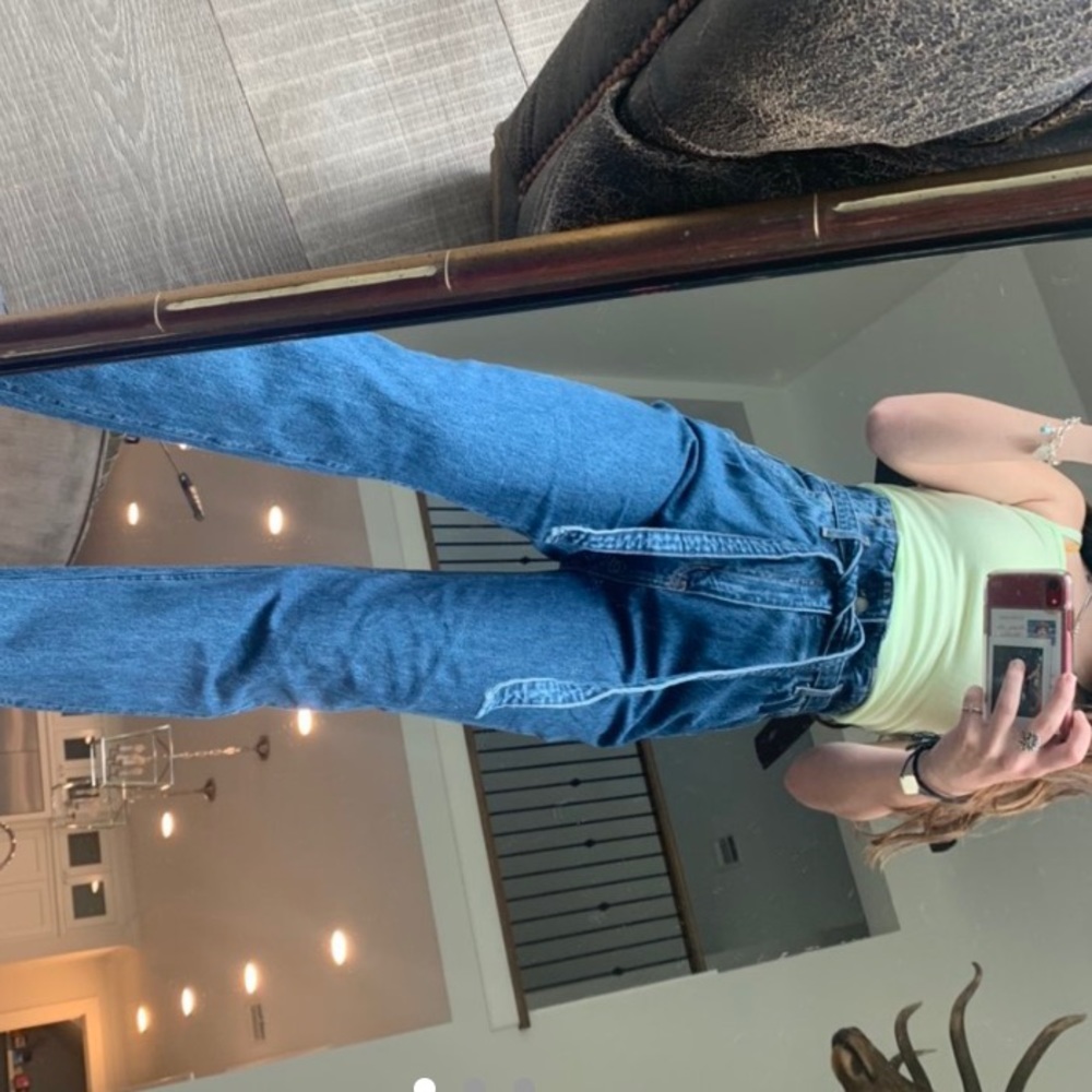paper waist jeans so cute size 25 or 0
